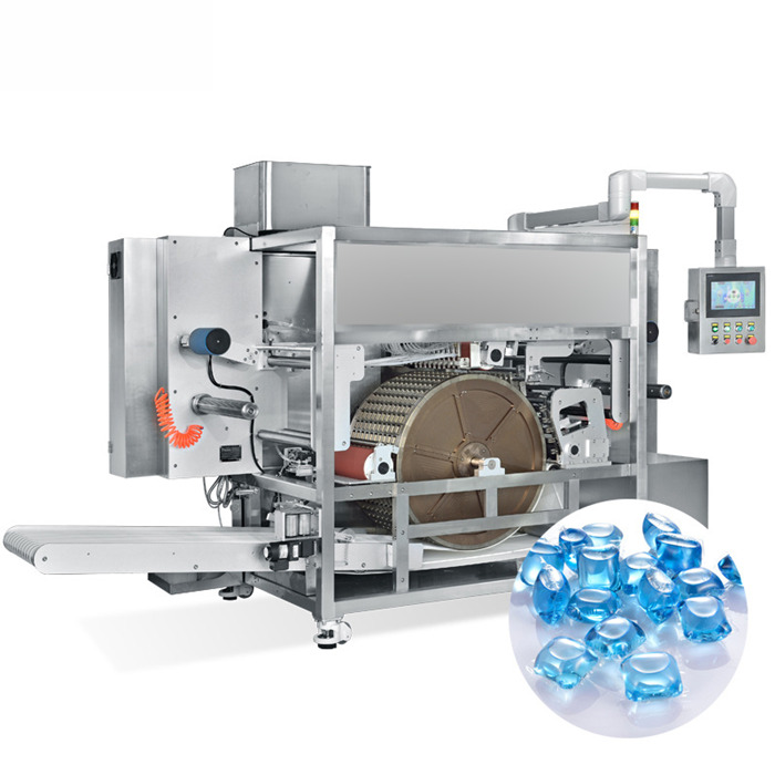 Máquina de fazer cápsulas de roupa suja de 10-30g, máquina de enchimento de cápsulas de detergente líquido